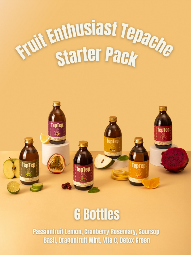 Fruit Enthusiast Tepache Starter Pack - 6 Bottles