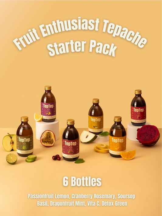 Fruit Enthusiast Tepache Starter Pack - 6 Bottles