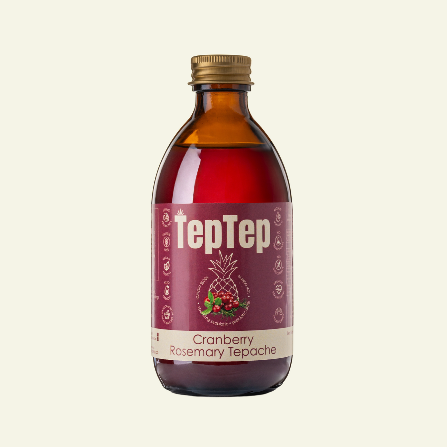 Cranberry Rosemary Tepache