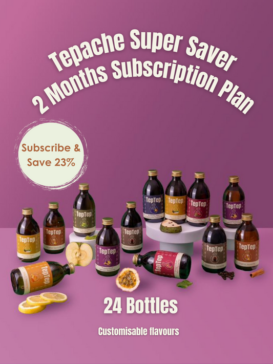 2 Months Tepache Subscription Plan - 24 Bottles (Subscribe & Save 23%)