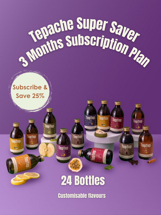3 Months Tepache Subscription Plan - 24 Bottles (Subscribe & Save 25%)