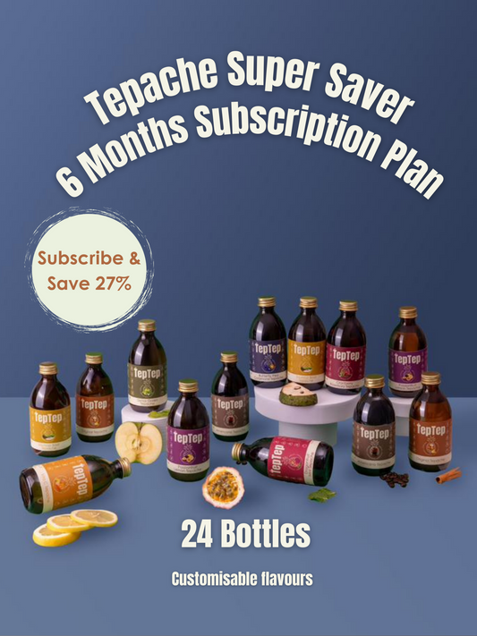 6 Months Tepache Subscription Plan - 24 Bottles (Subscribe & Save 27%)